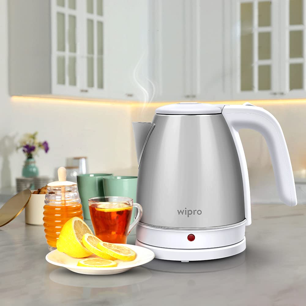 Wipro Vesta Electric Kettle Stainless Steel|1500W